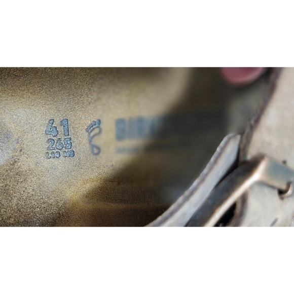 Birkenstock Arizona Oiled Leather Comfort Slide Summer Sandals Sz 41 10 Womens - Picture 8 of 10